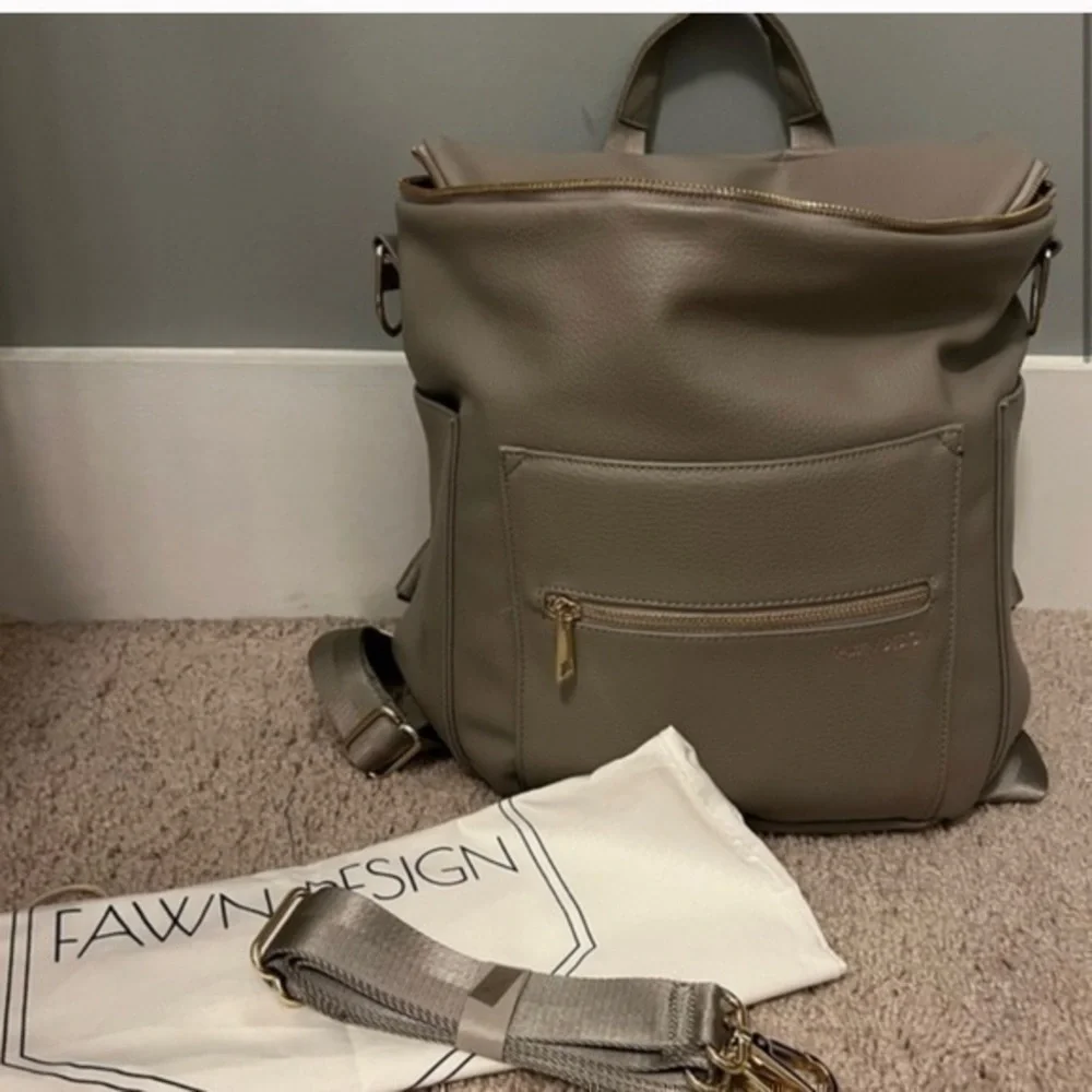 Fawn design diaper backpack